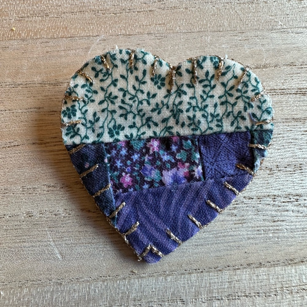 Vintage Heart Pin